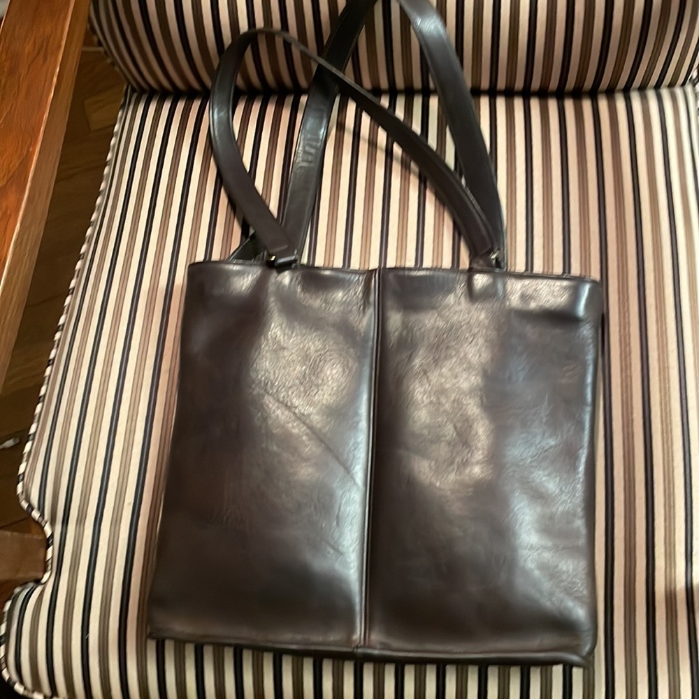 Vintage Coach Kisslock Skinny Tote GLUE IN REGISTRATION 9546 9450 9545 MOCHA - Picture 15 of 16